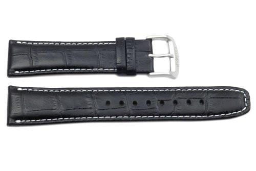 Citizen Olive Nylon and Leather 22mm Watch Strap Compatible