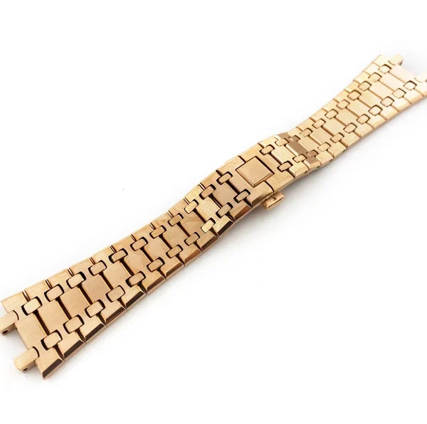 Audemars piguet 26mm Rose Gold Stainless Steel Chain Strap Compatible