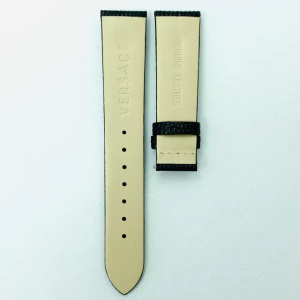 VERSACE , P5Q , VANITY , BLACK with RGP MEDUSA STUDS , Strap , Compatible